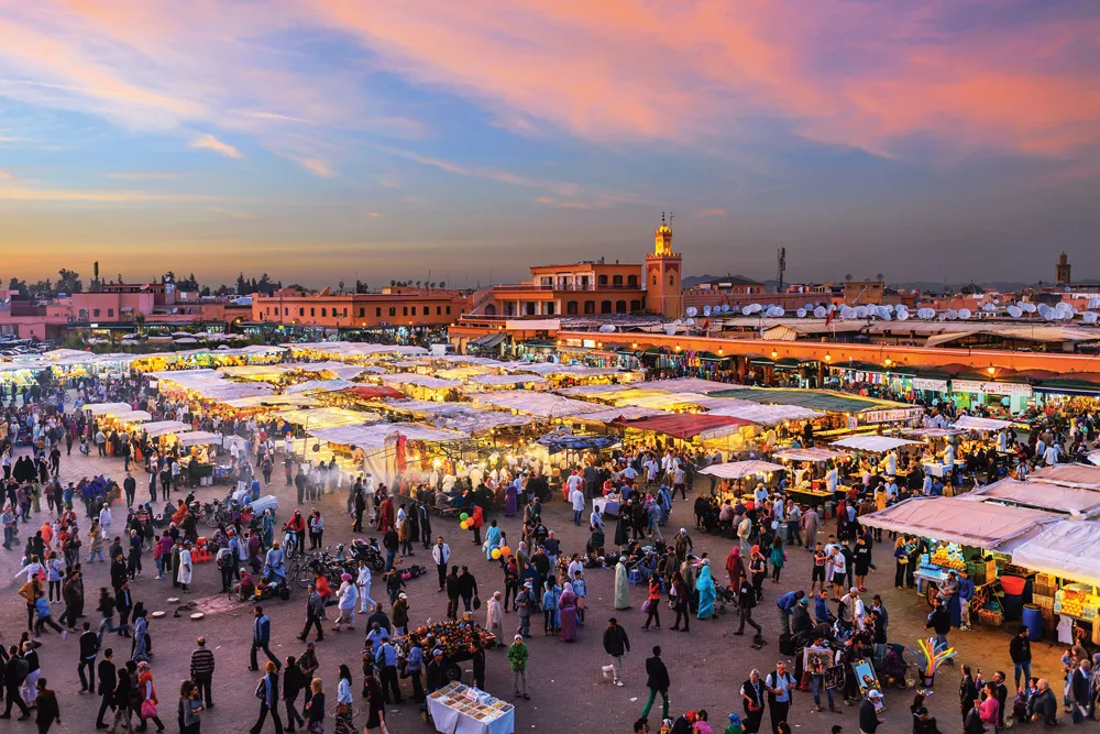 Jmaa el Fna square one of the best things to do in Marrakech