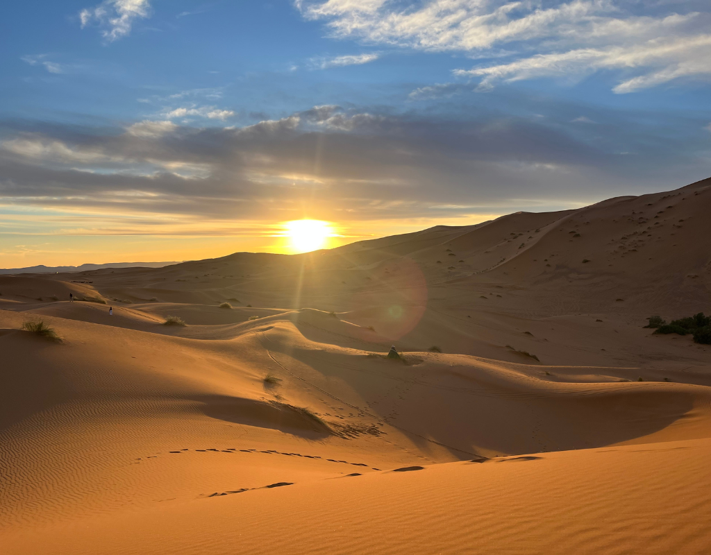 Sahara dunes of Merzouga